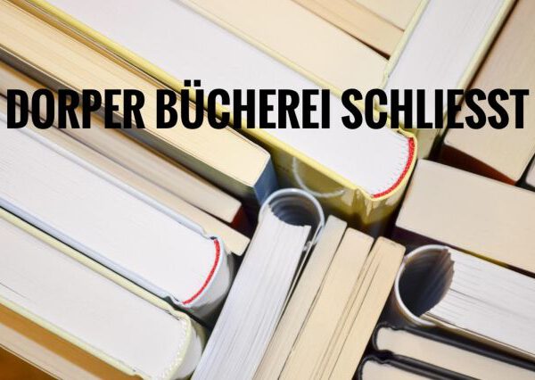 Bücherei schließt